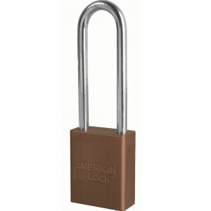 MASTER LOCK A1167BRN ANODIZED ALUMINUM SAFETY PADLOCKS