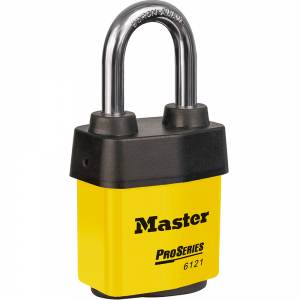 MASTER LOCK 6121LFYLW PROSERIES WEATHER TOUGH LAMINATED LOCK