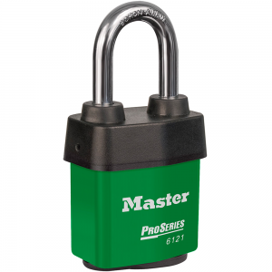 MASTER LOCK 6121KALFGRN PROSERIES WEATHER TOUGH LAMINATED LOCK