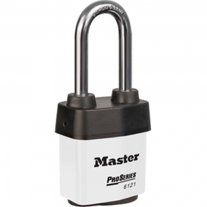 MASTER LOCK 6121LJWHT PROSERIES WEATHER TOUGH LAMINATED LOCK